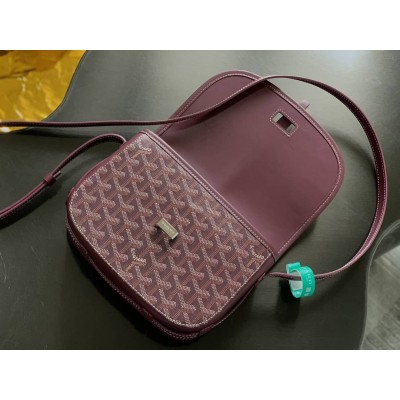 Goyard Belvedere PM Bag Burgundy LDBS247723