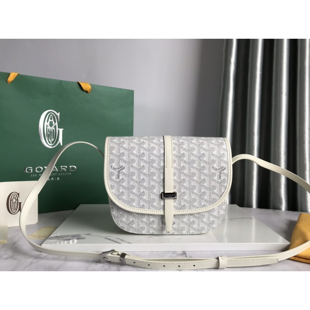 Goyard Belvedere PM Bag White LDBS247732