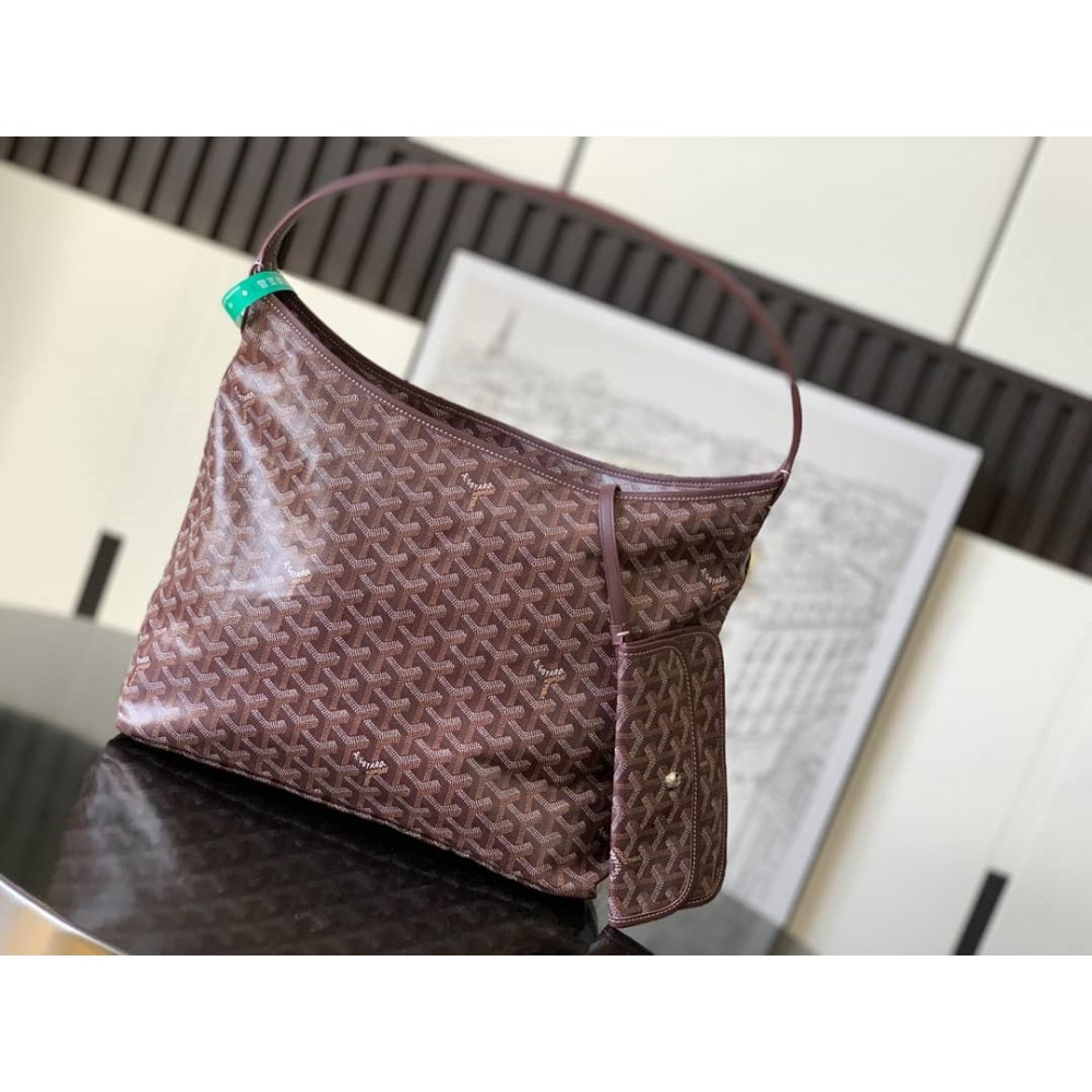 Goyard Boheme Hobo Bag Burgundy LDBS247751