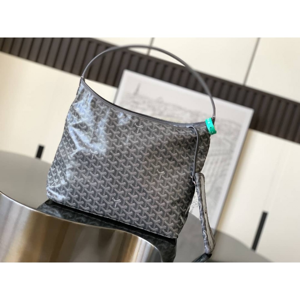 Goyard Boheme Hobo Bag Grey LDBS247753