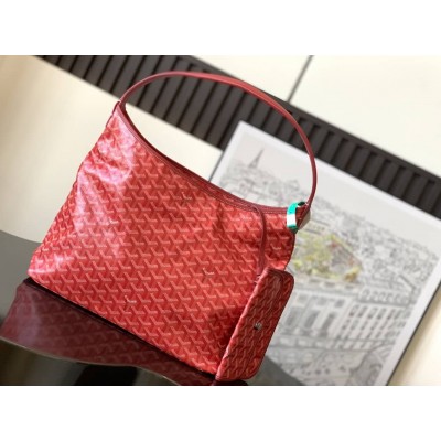 Goyard Boheme Hobo Bag Red LDBS247756