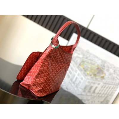 Goyard Boheme Hobo Bag Red LDBS247756