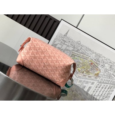 Goyard Bowling 25 Toiletry Bag Pink LDBS248012