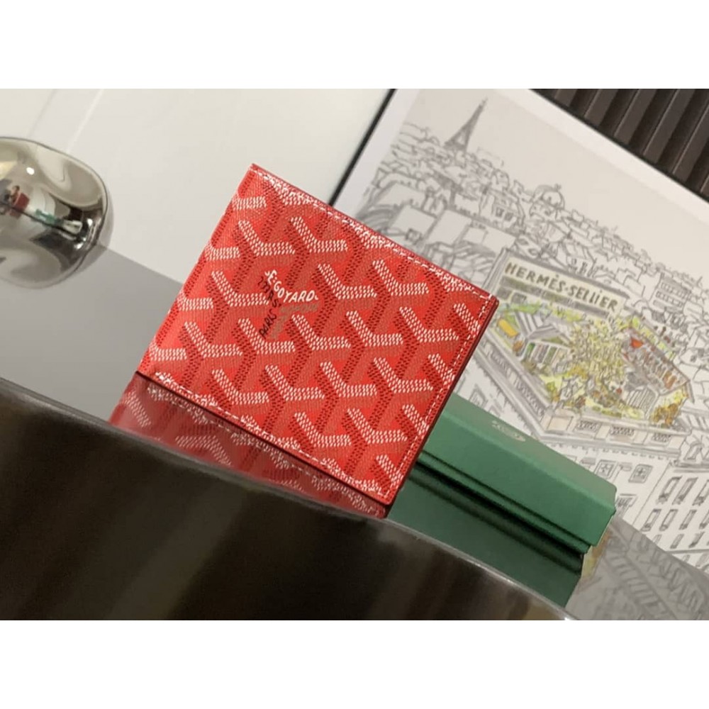 Goyard Card Wallet Red LDBS248123