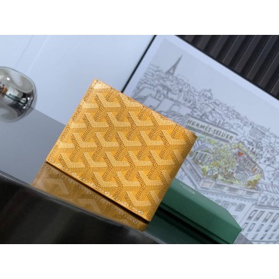 Goyard Card Wallet Yellow LDBS248126