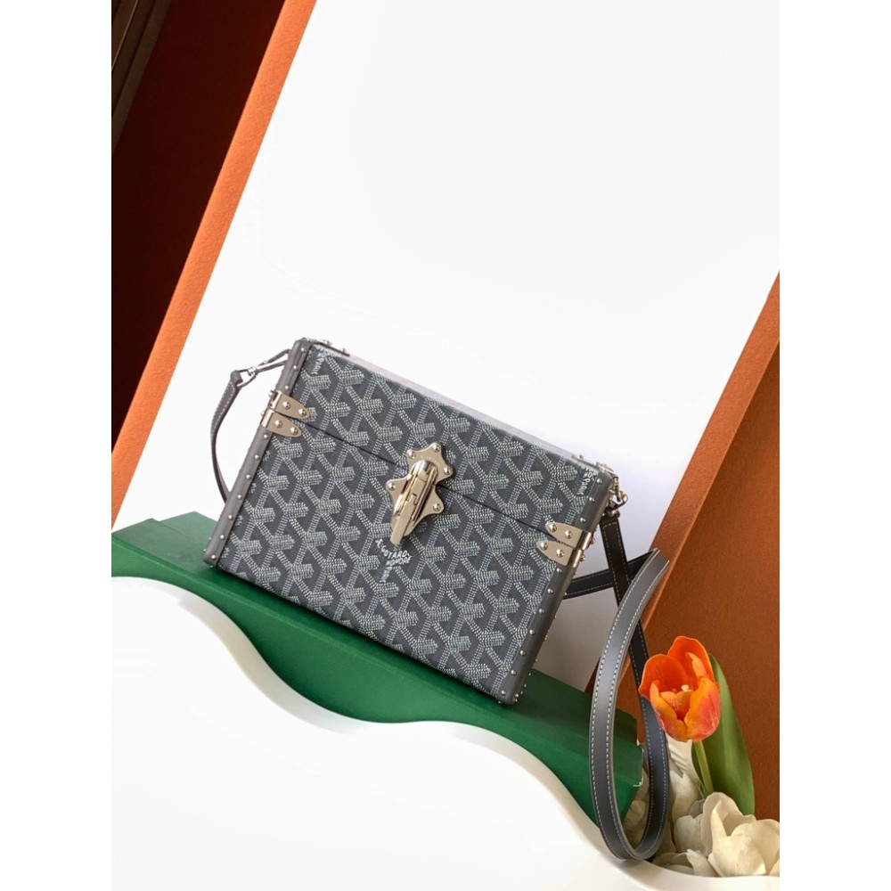 Goyard Cassette Trunk Bag Grey LDBS248065