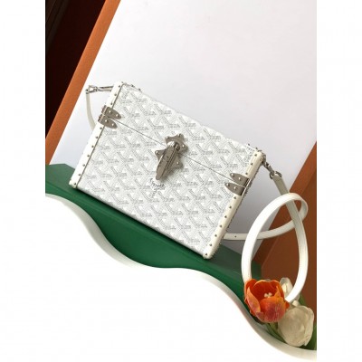 Goyard Cassette Trunk Bag White LDBS248070