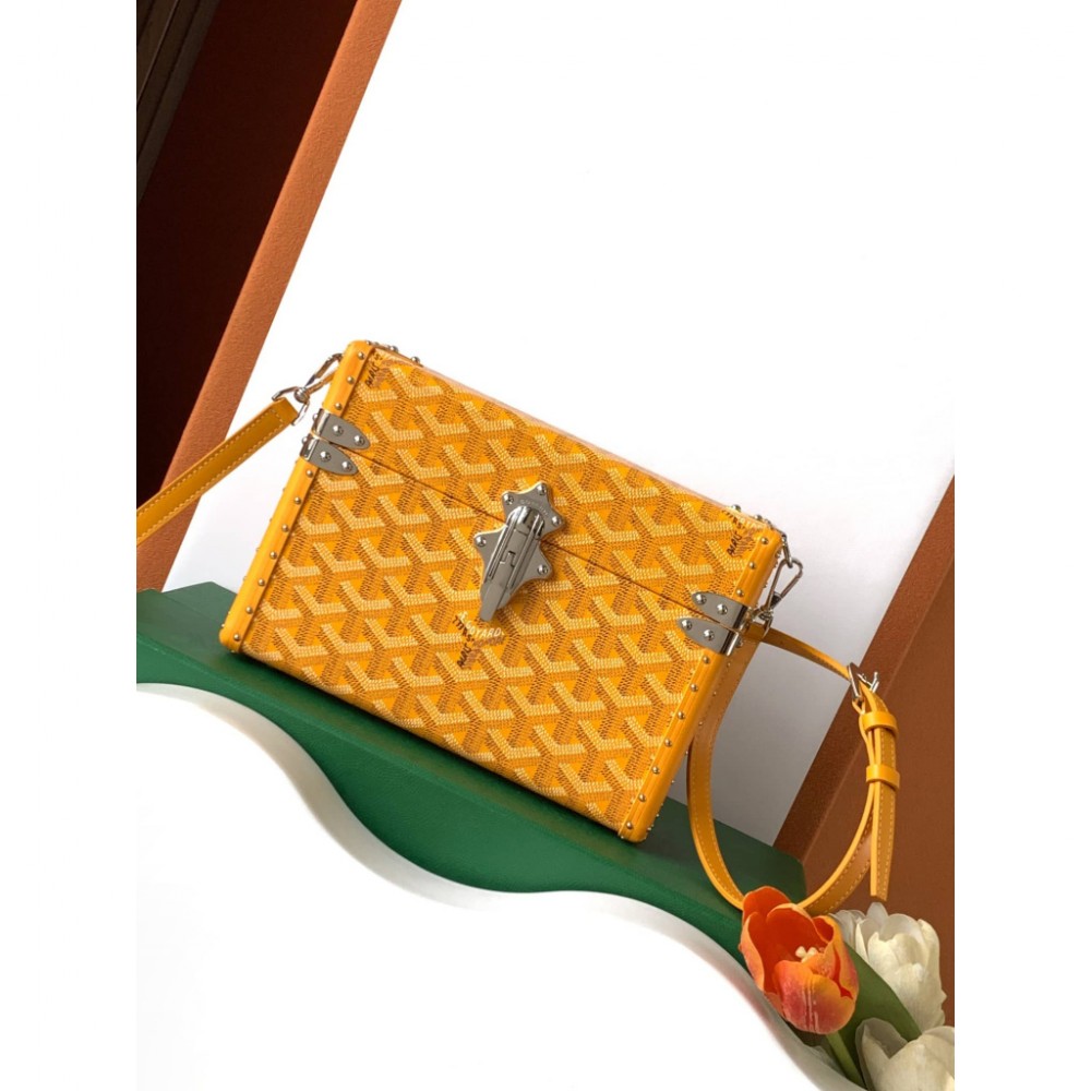 Goyard Cassette Trunk Bag Yellow LDBS248071