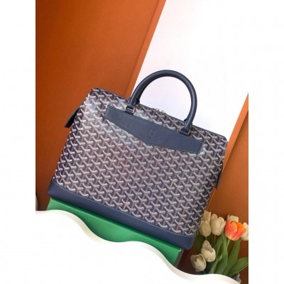 Goyard Cisalpin Document Case Navy Blue LDBS247674