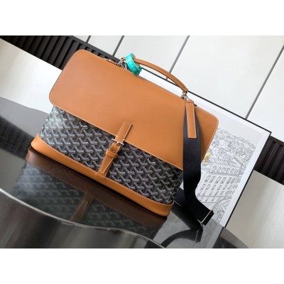 Goyard Citadin PM Messenger Bag Black & Tan LDBS247766