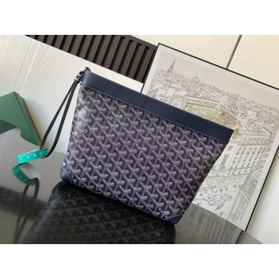 Goyard Conti Pouch Navy Blue LDBS247856