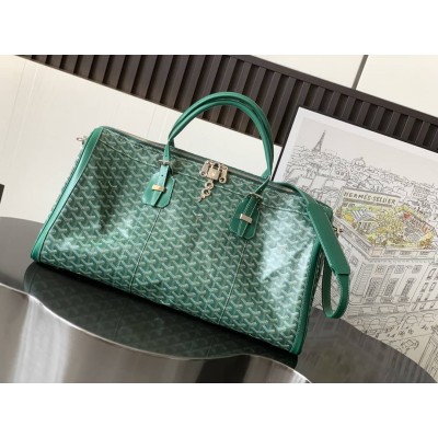 Goyard Croisiere 50 Duffle Bag Green LDBS248019