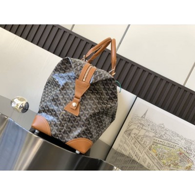 Goyard Duffle Bag 55 Black & Tan LDBS248023