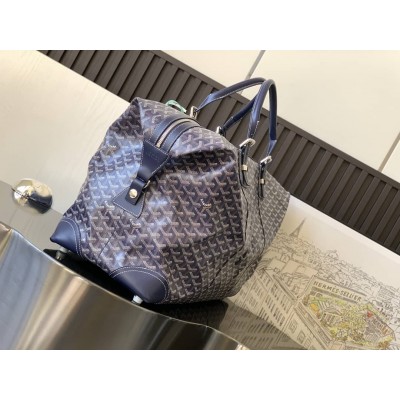 Goyard Duffle Bag 55 Navy Blue LDBS248026