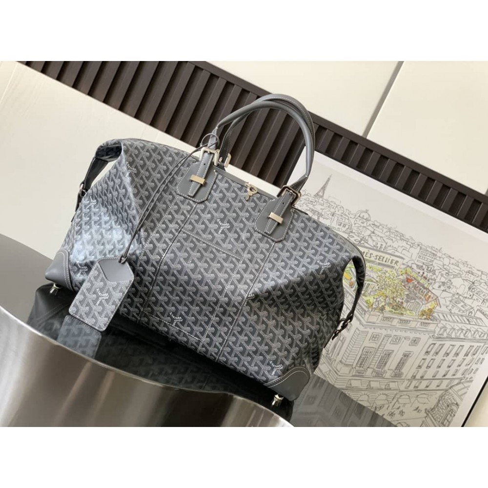 Goyard Duffle Bag Bowling 55 Grey LDBS248030