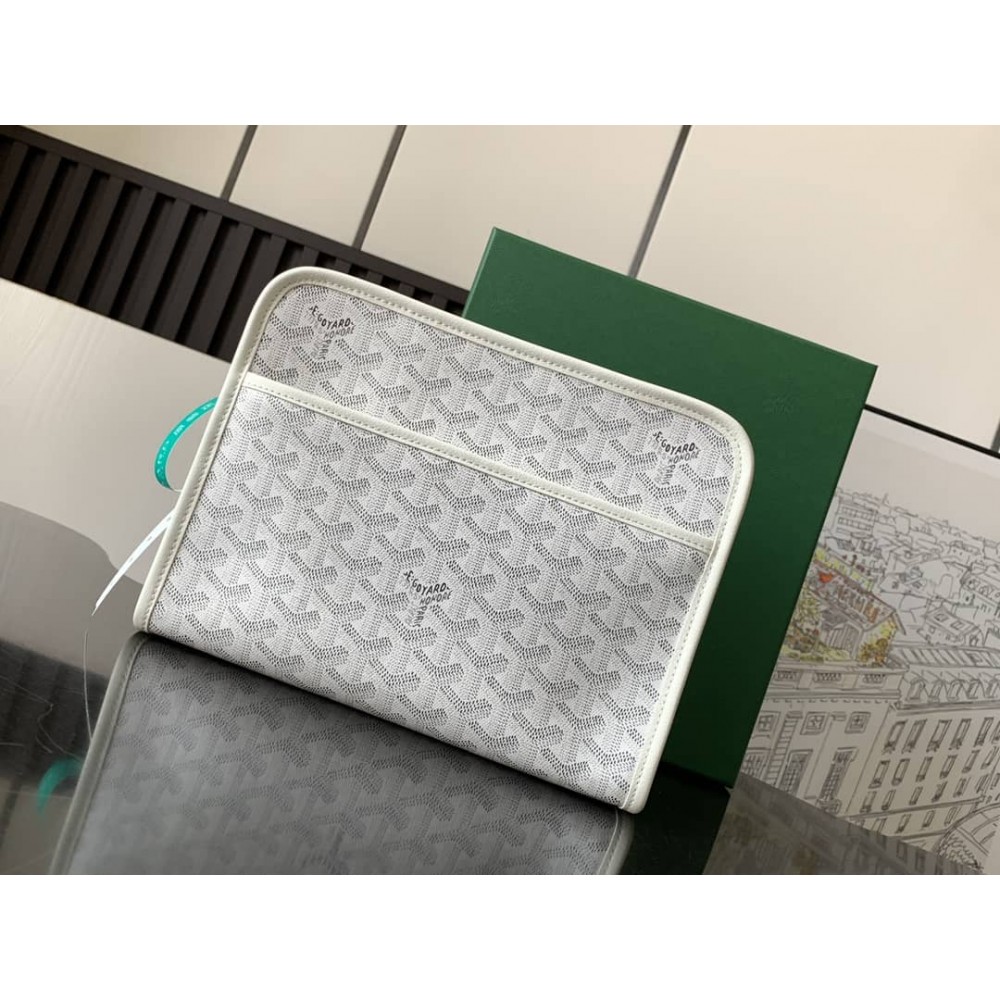 Goyard Jouvence MM Toiletry Bag White LDBS248059