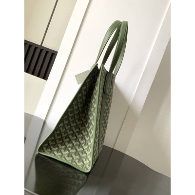 Goyard Khaki Villette Jacquard MM Tote Bag LDBS247675