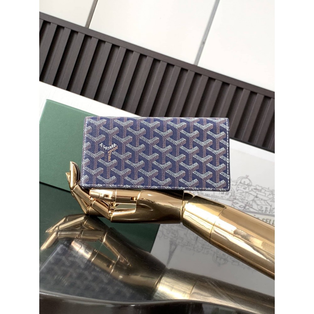 Goyard Long Wallet Navy Blue LDBS248132