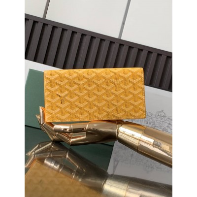 Goyard Long Wallet Yellow LDBS248137