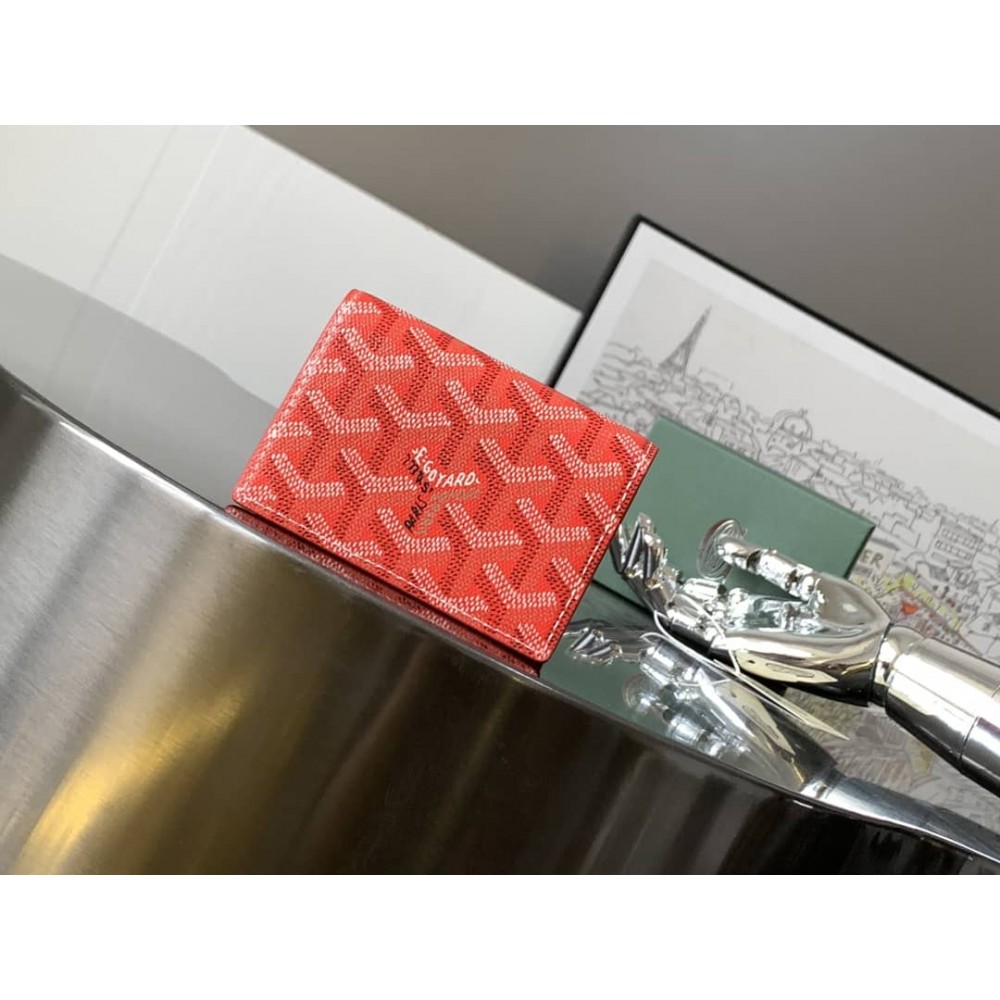 Goyard Malesherbes Card Wallet Red LDBS247692