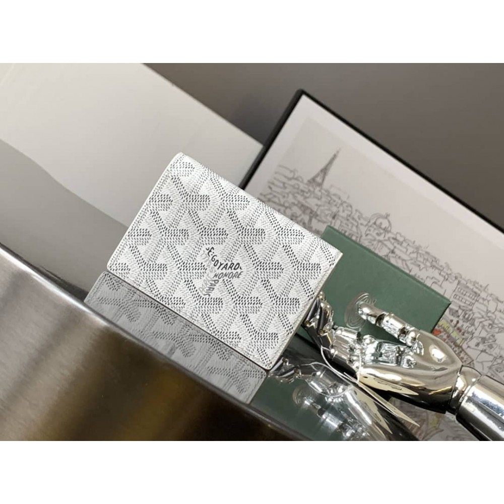 Goyard Malesherbes Card Wallet White LDBS247694