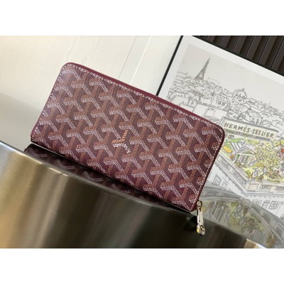 Goyard Matignon GM Wallet Burgundy LDBS248140