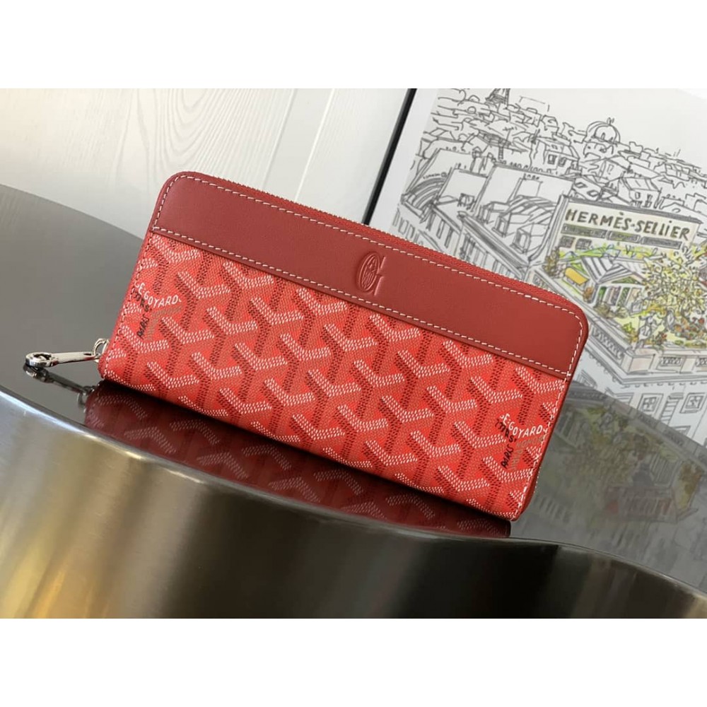 Goyard Matignon GM Wallet Red LDBS248145