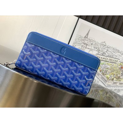 Goyard Matignon GM Wallet Sky Blue LDBS248146