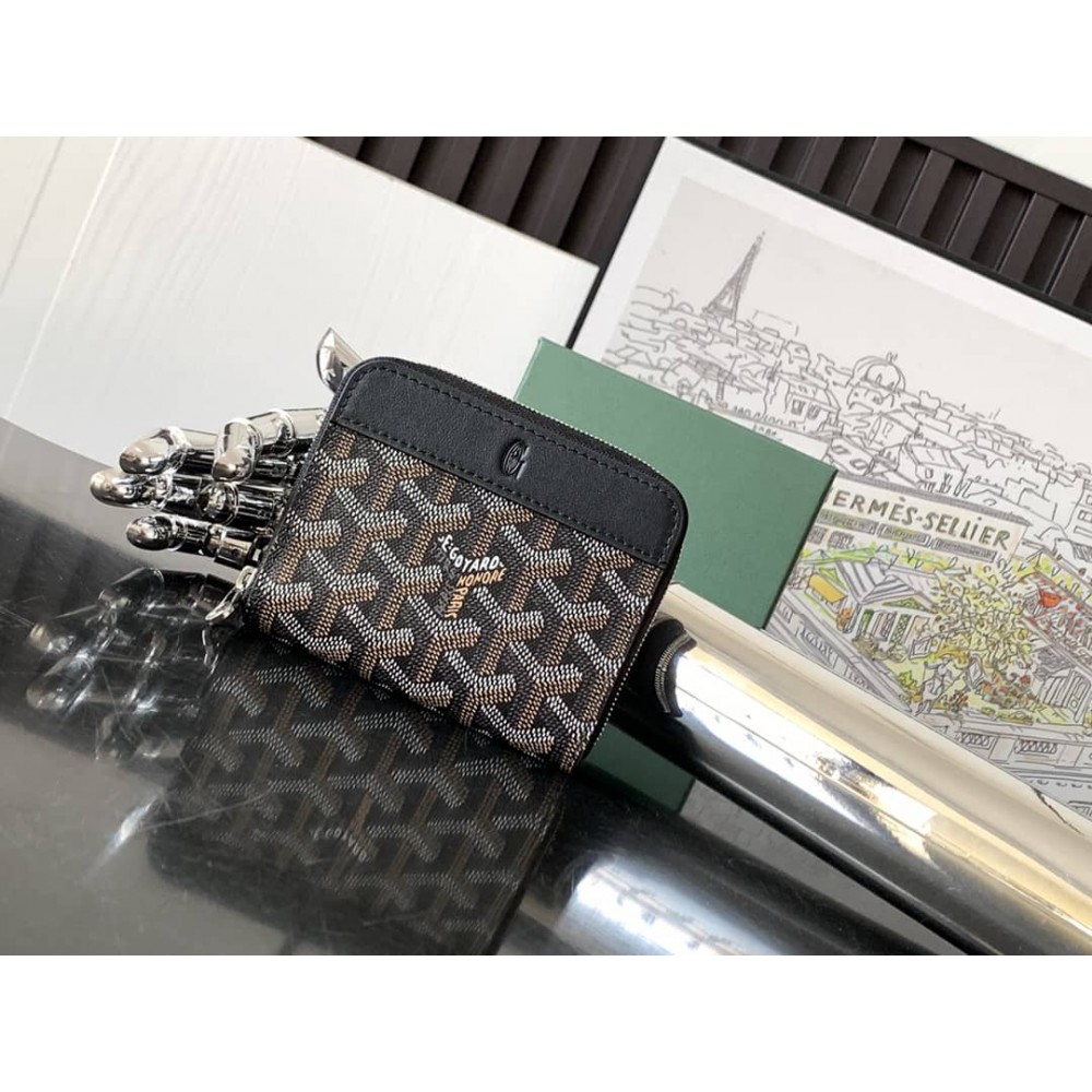 Goyard Matignon Mini Wallet Black LDBS247840