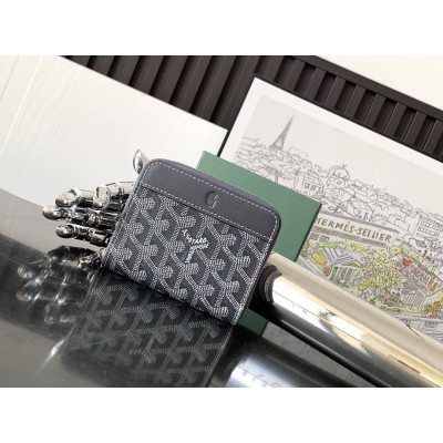 Goyard Matignon Mini Wallet Grey LDBS247844