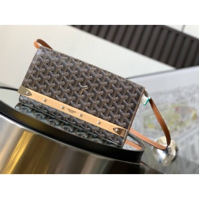 Goyard Monte-Carlo PM Clutch Black & Tan LDBS247696