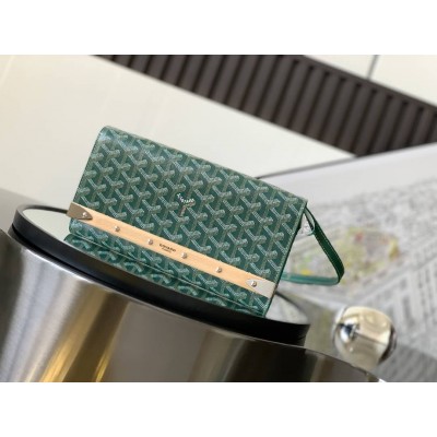 Goyard Monte-Carlo PM Clutch Green LDBS247698