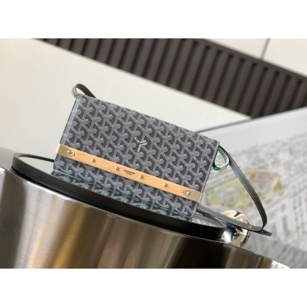 Goyard Monte-Carlo PM Clutch Grey LDBS247699