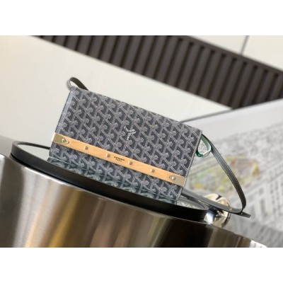 Goyard Monte-Carlo PM Clutch Grey LDBS247699