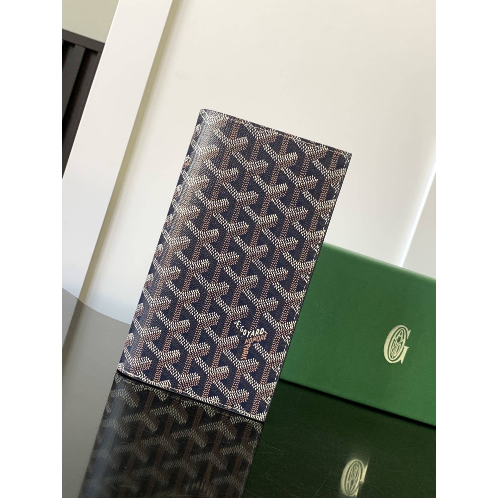 Goyard Multifunctional Travel Wallet Navy Blue LDBS248154