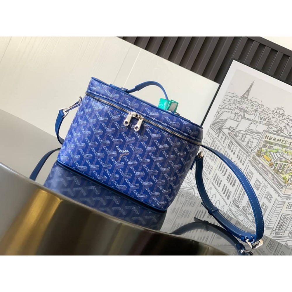 Goyard Muse Vanity Case Sky Blue LDBS248094