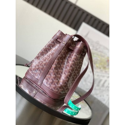 Goyard Petit Flot Bucket Bag Burgundy LDBS247932