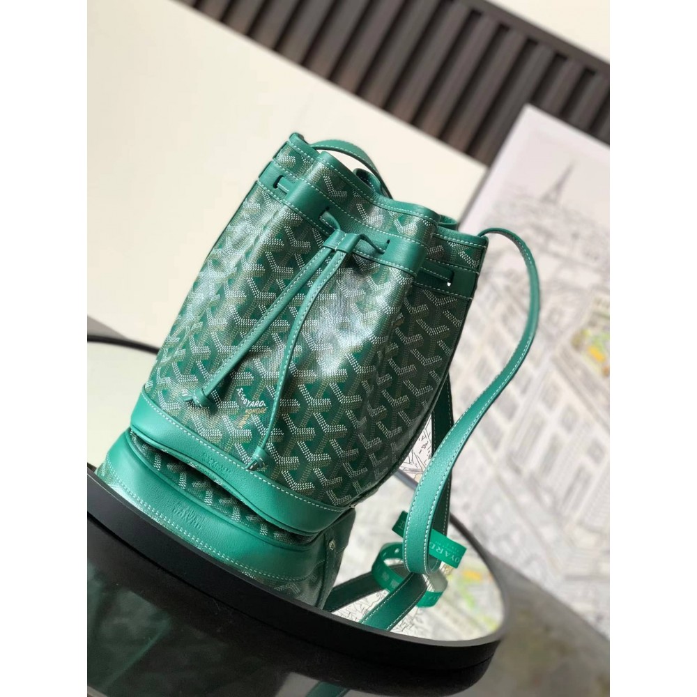 Goyard Petit Flot Bucket Bag Green LDBS247933