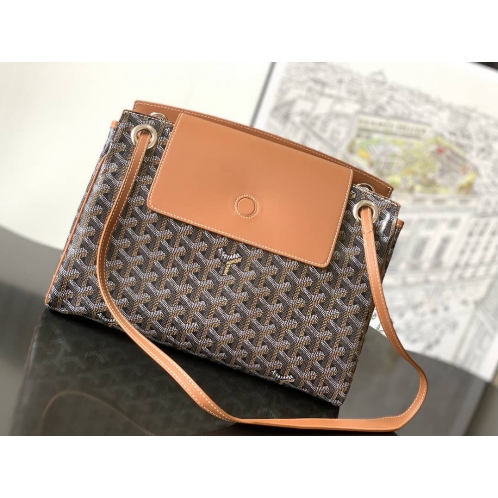 Goyard Rouette Souple Bag Black & Tan LDBS247941