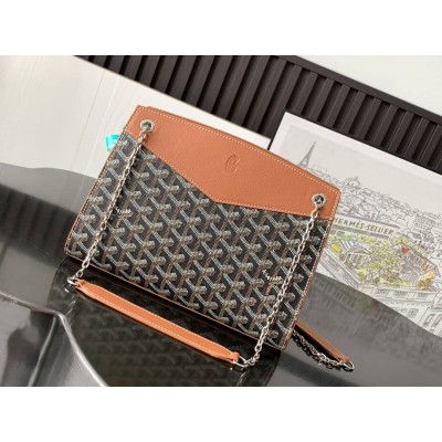 Goyard Rouette Structure PM Bag Black & Tan LDBS247948