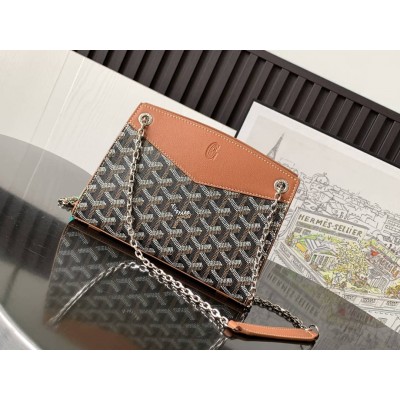 Goyard Rouette Structure PM Bag Black & Tan LDBS247948