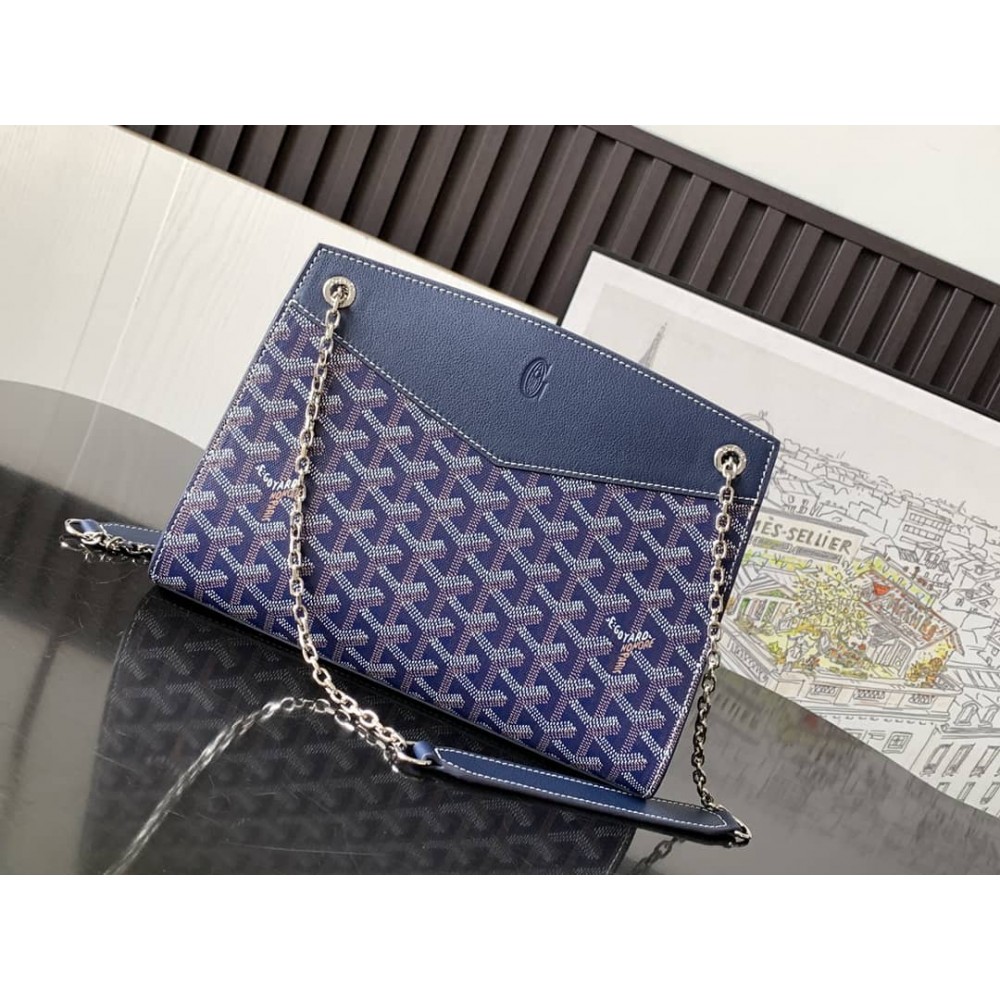 Goyard Rouette Structure PM Bag Navy Blue LDBS247952