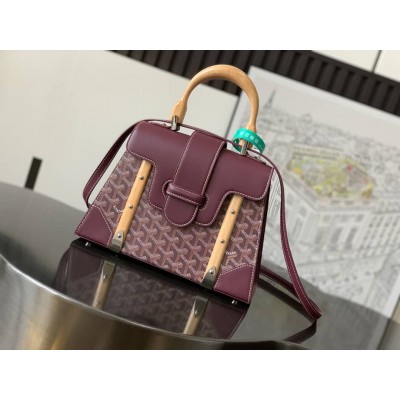 Goyard Saigon PM Bag Burgundy LDBS247883