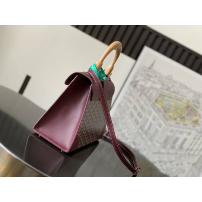 Goyard Saigon PM Bag Burgundy LDBS247883