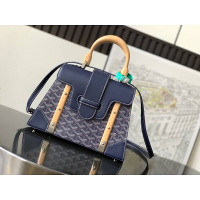 Goyard Saigon PM Bag Navy Blue LDBS247886