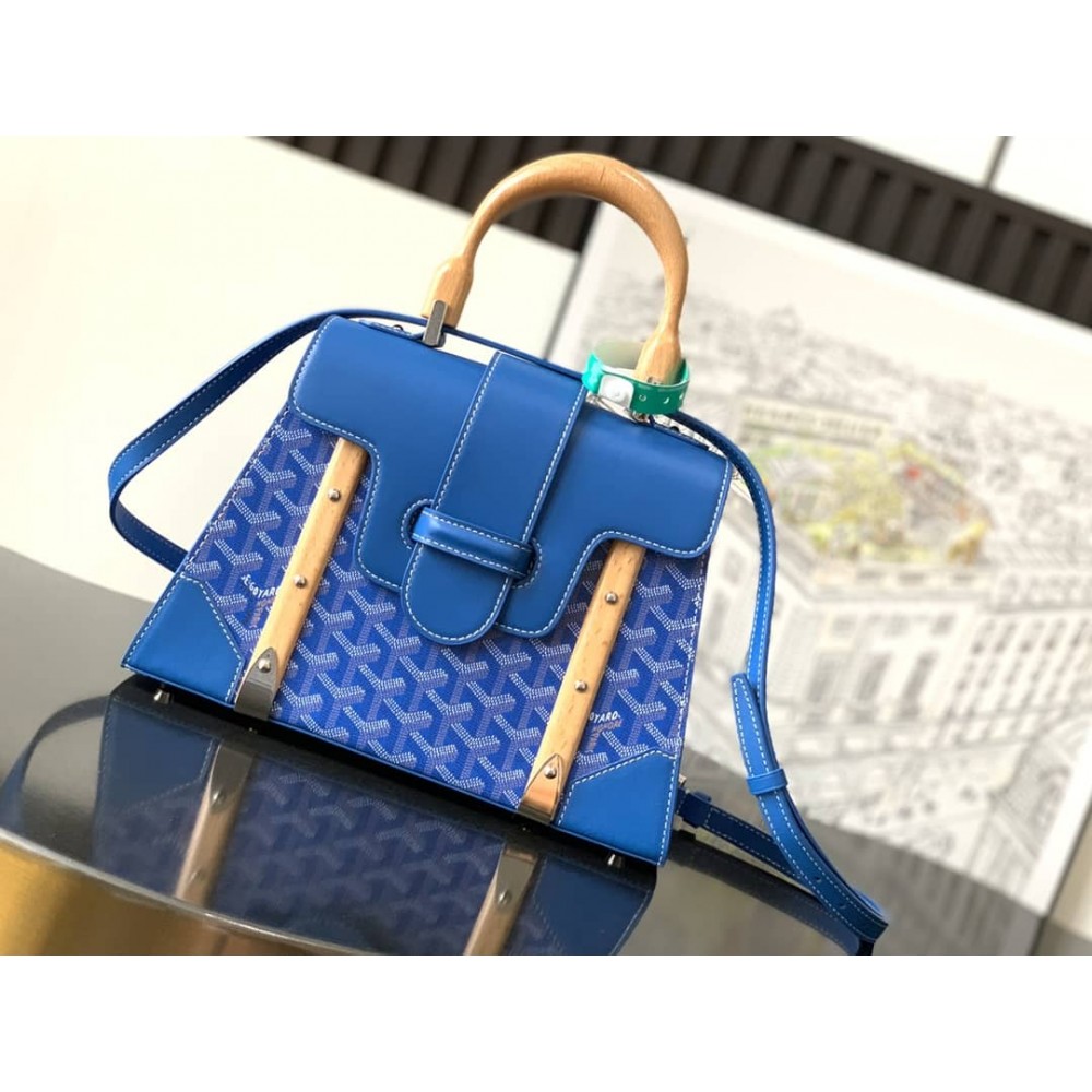 Goyard Saigon PM Bag Sky Blue LDBS247888