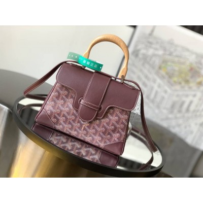 Goyard Saigon Souple Mini Bag Burgundy LDBS247786