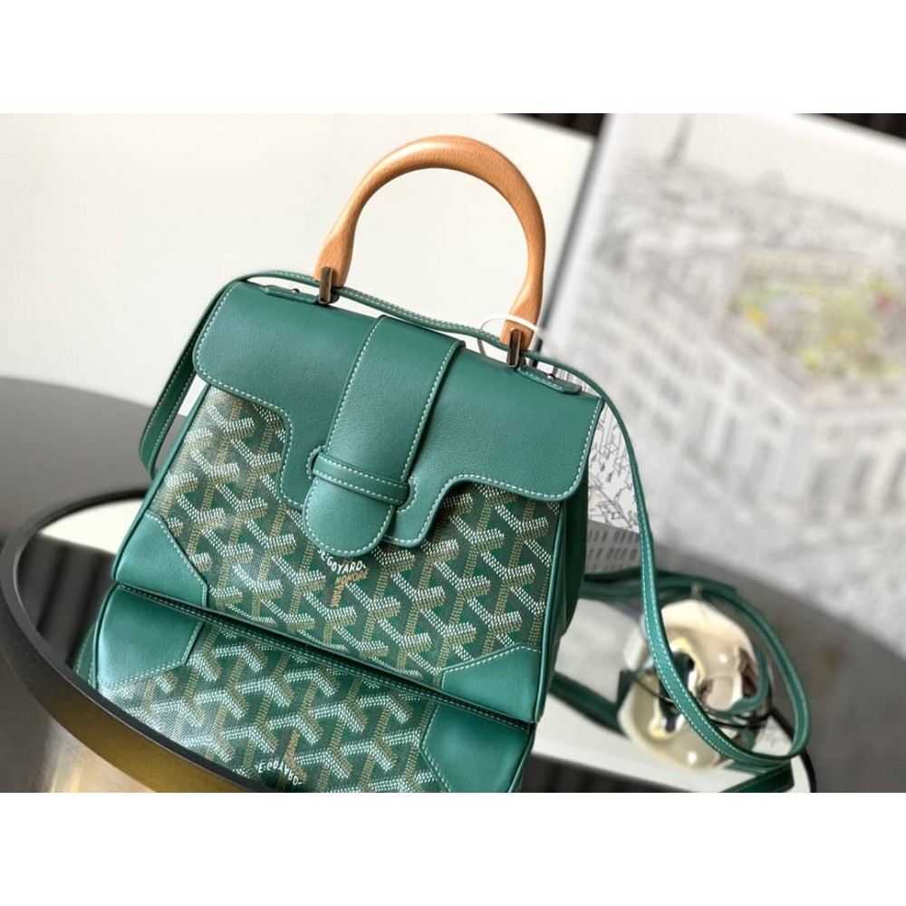 Goyard Saigon Souple Mini Bag Green LDBS247787