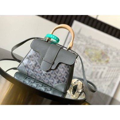 Goyard Saigon Souple Mini Bag Grey LDBS247788