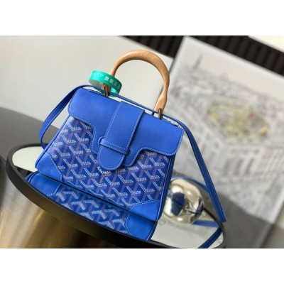 Goyard Saigon Souple Mini Bag Sky Blue LDBS247792